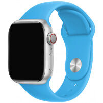Silikónový remienok s kratšou a dlhšou prackou pre Apple Watch Ultra 49mm / 46mm / 45mm / 44mm / 42mm - modrý