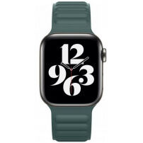 Silikónový remienok s magnetickým upínaním pre Apple Watch 42mm / 41mm / 40mm / 38mm - petrolejový