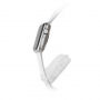 BASEUS ultratenké gumové puzdro pre Apple Watch 42&nbsp;mm (hr. 0,65&nbsp;mm) - zlato-priehľadné