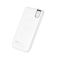 BASEUS powerbanka 10000 mAh s bezdrôtovým nabíjaním – biela