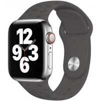 Silikónový remienok so vzorom labiek pre Apple Watch 42mm / 41mm / 40mm / 38mm - sivo-hnedý