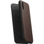 Nomad Folio Leather case puzdro pre Apple iPhone XR – hnedá