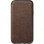 Nomad Folio Leather case puzdro pre Apple iPhone XR – hnedá