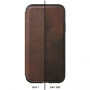 Nomad Folio Leather case puzdro pre Apple iPhone XR – hnedá