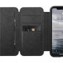 Nomad Folio Leather Tri-Fold puzdro pre Apple iPhone XR – hnedá