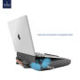 Multifunkčná taška so stojančekom pre iPad Pro 12,9" / MacBook do 14" - sivá