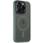 Tactical Hyperstealth transparentný kryt s MagSafe na iPhone 15 Pro - olivový