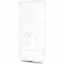 Karl Lagerfeld Fun Choupette No Rope Hard Case kryt pre iPhone XS Max – číry