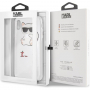 Karl Lagerfeld Fun Eaten No Rope Hard Case kryt pre iPhone XS Max – číre