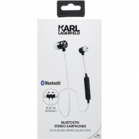 Karl Lagerfeld Bluetooth bezdrôtové slúchadlá – biela