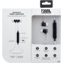 Karl Lagerfeld Bluetooth bezdrôtové slúchadlá – biela