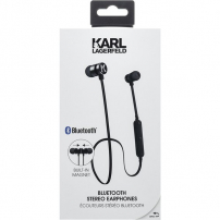 Karl Lagerfeld Bluetooth bezdrôtové slúchadlá – čierna