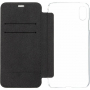 Karl Lagerfeld Ikonik Book puzdro pre iPhone XS Max – čierna