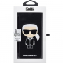 Karl Lagerfeld Ikonik Book puzdro pre iPhone XS Max – čierna