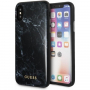 Guess Marble TPU puzdro pre iPhone X/XS – čierna