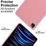 Matný kryt z mäkkého plastu na iPad Pro 11" (2024/2025) - ružový