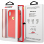 Ferrari SF silikónové puzdro FESSIHCPXRE iPhone X/XS červené