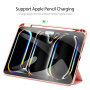 DUX DUCIS Domo puzdro s priestorom na Apple Pencil a funkciou uspania na iPad Pro 11" (2024/2025) - ružové