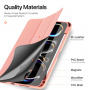 DUX DUCIS Domo puzdro s priestorom na Apple Pencil a funkciou uspania na iPad Pro 11" (2024/2025) - ružové