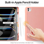 DUX DUCIS Domo puzdro s priestorom na Apple Pencil a funkciou uspania na iPad Pro 13" (2024/2025) - ružové