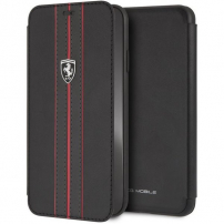 Ferrari FEURFLBKI65BKR Off Track Logo Book case iPhone XS Max čierne