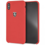 Ferrari FEOSIHCI65RE Off Track Silicone case iPhone XS Max červené