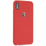 Ferrari FEOSIHCI65RE Off Track Silicone case iPhone XS Max červené