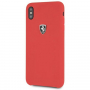 Ferrari FEOSIHCI65RE Off Track Silicone case iPhone XS Max červené