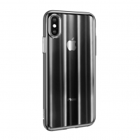 BASEUS Aurora kryt pre iPhone XS – čierna