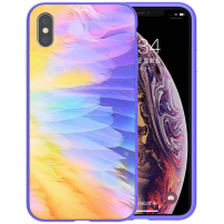NILLKIN Ombre kryt pre iPhone XS Max – fialová