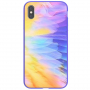 NILLKIN Ombre kryt pre iPhone XS Max – fialová