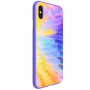 NILLKIN Ombre kryt pre iPhone XS Max – fialová