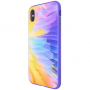 NILLKIN Ombre kryt pre iPhone XS Max – fialová