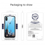NXE kryt so sklenenou zadnou stranou pre iPhone XS Max – New York