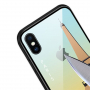 NXE kryt so sklenenou zadnou stranou pre iPhone XS Max – Paríž