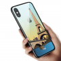 NXE kryt so sklenenou zadnou stranou pre iPhone XS Max – Paríž