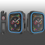 Silikónové puzdro pre Apple Watch 40mm – čiernomodré