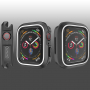 Silikónové puzdro pre Apple Watch 40mm – čiernobiele