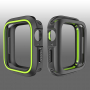 Silikónové puzdro pre Apple Watch 40mm – čiernozelené