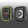 Silikónové puzdro pre Apple Watch 40mm – čiernozelené