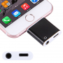 Adaptér / redukcia lightning konektor na 3,5mm jack s lightning konektorom pre Apple iPhone 8 / 8 Plus / 7 / 7 Plus / 6S / 6S Plus / 6 / 6 Plus