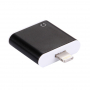 Adaptér / redukcia lightning konektor na 3,5mm jack s lightning konektorom pre Apple iPhone 8 / 8 Plus / 7 / 7 Plus / 6S / 6S Plus / 6 / 6 Plus