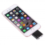 Adaptér / redukcia lightning konektor na 3,5mm jack s lightning konektorom pre Apple iPhone 8 / 8 Plus / 7 / 7 Plus / 6S / 6S Plus / 6 / 6 Plus