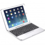 Rozkladacie puzdro s klávesnicou pre iPad 9,7" (2017/2018) / Air 1 / 2 / Pro 9,7" – strieborná