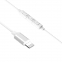 BASEUS Encok slúchadlá s lightning konektorom – biela