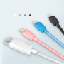 ROCK Synchronizačný a nabíjací MFi certifikovaný lightning kábel pre Apple iPhone / iPad / iPod - čierny - 2m