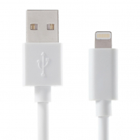 OPSO Synchronizačný a nabíjací MFi certifikovaný lightning kábel pre Apple iPhone / iPad / iPod - biely - 3m