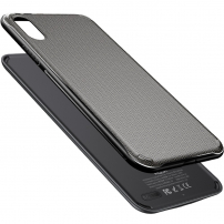 ROCK magnetický kryt s bezdrôtovou powerbankou 5000 mAh pre iPhone XS Max – čierna