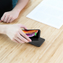 ROCK magnetický kryt s bezdrôtovou powerbankou 5000 mAh pre iPhone XS Max – čierna