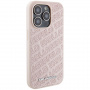 Karl Lagerfeld Quilted Pattern kryt pre iPhone 15 Pro Max - ružový